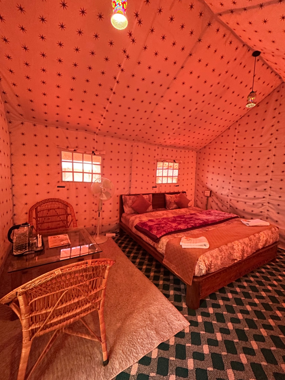The Posh Camps Kashmir - snow peaks